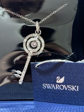 Swarovski Key Pendant Necklace
